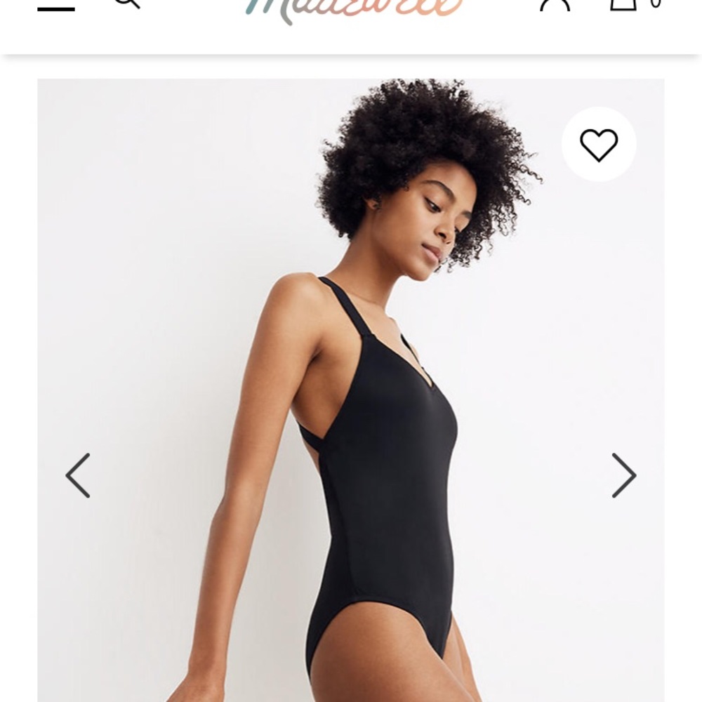 Madewell Second Wave Crisscross One-Piece Swimsuit